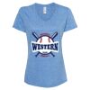Women's Snow Heather Jersey V-Neck T-Shirt Thumbnail