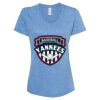 Women's Snow Heather Jersey V-Neck T-Shirt Thumbnail