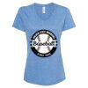 Women's Snow Heather Jersey V-Neck T-Shirt Thumbnail