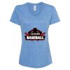 Women's Snow Heather Jersey V-Neck T-Shirt Thumbnail