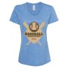 Women's Snow Heather Jersey V-Neck T-Shirt Thumbnail