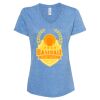Women's Snow Heather Jersey V-Neck T-Shirt Thumbnail