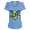 Women's Snow Heather Jersey V-Neck T-Shirt Thumbnail
