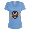 Women's Snow Heather Jersey V-Neck T-Shirt Thumbnail
