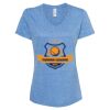 Women's Snow Heather Jersey V-Neck T-Shirt Thumbnail