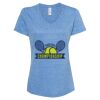 Women's Snow Heather Jersey V-Neck T-Shirt Thumbnail