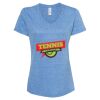 Women's Snow Heather Jersey V-Neck T-Shirt Thumbnail
