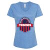 Women's Snow Heather Jersey V-Neck T-Shirt Thumbnail