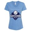 Women's Snow Heather Jersey V-Neck T-Shirt Thumbnail