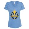 Women's Snow Heather Jersey V-Neck T-Shirt Thumbnail