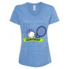 Women's Snow Heather Jersey V-Neck T-Shirt Thumbnail