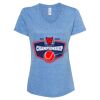 Women's Snow Heather Jersey V-Neck T-Shirt Thumbnail