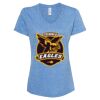 Women's Snow Heather Jersey V-Neck T-Shirt Thumbnail
