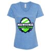 Women's Snow Heather Jersey V-Neck T-Shirt Thumbnail