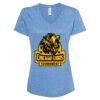 Women's Snow Heather Jersey V-Neck T-Shirt Thumbnail