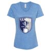 Women's Snow Heather Jersey V-Neck T-Shirt Thumbnail