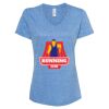 Women's Snow Heather Jersey V-Neck T-Shirt Thumbnail