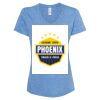 Women's Snow Heather Jersey V-Neck T-Shirt Thumbnail