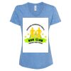 Women's Snow Heather Jersey V-Neck T-Shirt Thumbnail