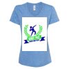 Women's Snow Heather Jersey V-Neck T-Shirt Thumbnail