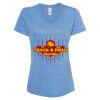 Women's Snow Heather Jersey V-Neck T-Shirt Thumbnail