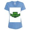 Women's Snow Heather Jersey V-Neck T-Shirt Thumbnail
