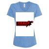 Women's Snow Heather Jersey V-Neck T-Shirt Thumbnail