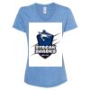 Women's Snow Heather Jersey V-Neck T-Shirt Thumbnail