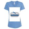 Women's Snow Heather Jersey V-Neck T-Shirt Thumbnail