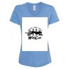 Women's Snow Heather Jersey V-Neck T-Shirt Thumbnail