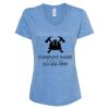 Women's Snow Heather Jersey V-Neck T-Shirt Thumbnail