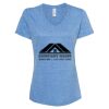 Women's Snow Heather Jersey V-Neck T-Shirt Thumbnail