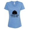 Women's Snow Heather Jersey V-Neck T-Shirt Thumbnail
