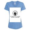 Women's Snow Heather Jersey V-Neck T-Shirt Thumbnail