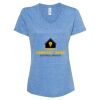 Women's Snow Heather Jersey V-Neck T-Shirt Thumbnail