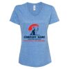 Women's Snow Heather Jersey V-Neck T-Shirt Thumbnail