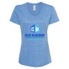 Women's Snow Heather Jersey V-Neck T-Shirt Thumbnail