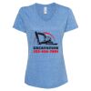 Women's Snow Heather Jersey V-Neck T-Shirt Thumbnail