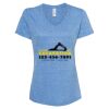 Women's Snow Heather Jersey V-Neck T-Shirt Thumbnail