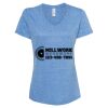 Women's Snow Heather Jersey V-Neck T-Shirt Thumbnail