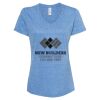 Women's Snow Heather Jersey V-Neck T-Shirt Thumbnail