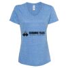 Women's Snow Heather Jersey V-Neck T-Shirt Thumbnail
