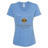 Women's Snow Heather Jersey V-Neck T-Shirt Thumbnail