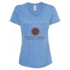 Women's Snow Heather Jersey V-Neck T-Shirt Thumbnail