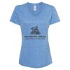 Women's Snow Heather Jersey V-Neck T-Shirt Thumbnail