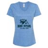 Women's Snow Heather Jersey V-Neck T-Shirt Thumbnail