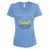 Women's Snow Heather Jersey V-Neck T-Shirt Thumbnail