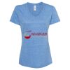Women's Snow Heather Jersey V-Neck T-Shirt Thumbnail