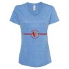 Women's Snow Heather Jersey V-Neck T-Shirt Thumbnail