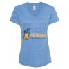 Women's Snow Heather Jersey V-Neck T-Shirt Thumbnail